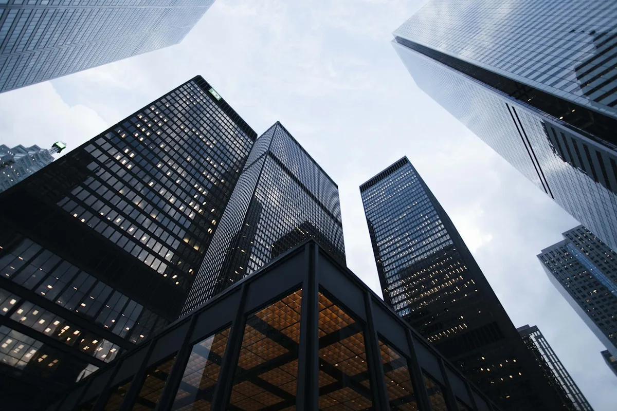 Modern corporate building